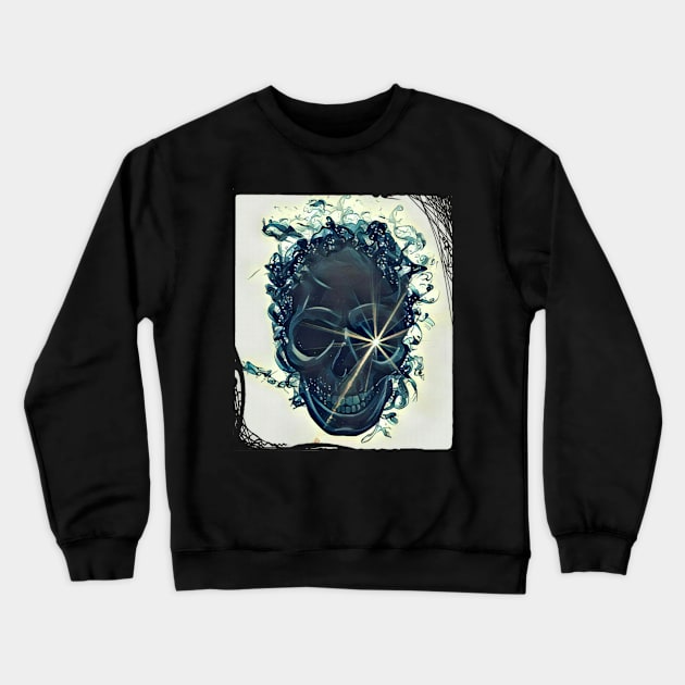 Skull Art #1 Crewneck Sweatshirt by AlondraHanley